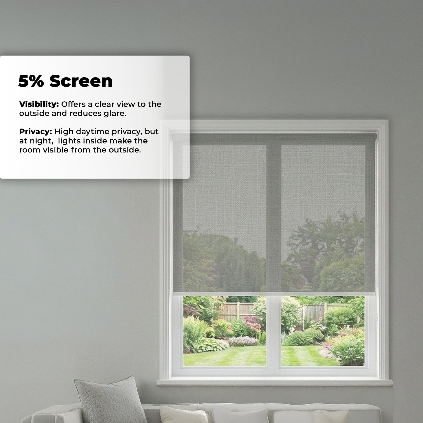 Roller Shades - Screen 5%